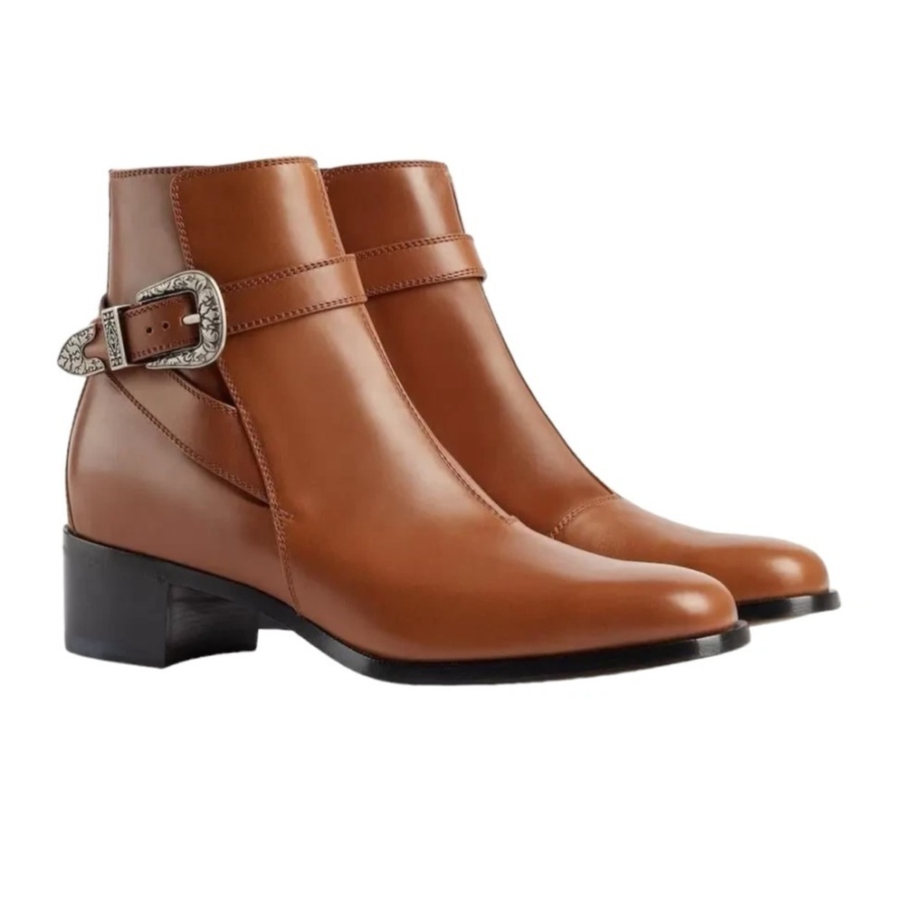 Gucci, leather ankle boots size 9, made in Italy